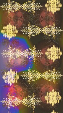 Güzel kar tanesi simgesi. Renkli arka plan üzerinde izole sevimli kar taneleri. Güzel kar tanesi simgesi web için basit Illustration. Raster illüstrasyon.