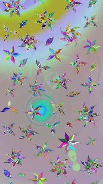 Sevimli çiçek raster deseni. Tarafsız ve gri renklerde çiçekler. Sketch Colour Spring Theme eskiz kalıbı. Düz Çiçek Elementleri Tasarımı.