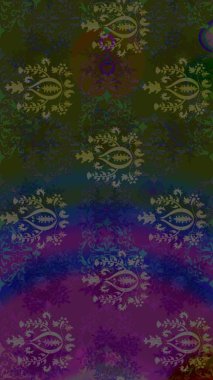 Gri ve mor renkli kristal kar tanesi. Raster illüstrasyonu.