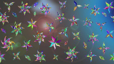 Raster şirin suluboya çiçek desenleri çiziyor. Kartlar, davetiyeler, tarih kartları ve daha fazlası için kullanılabilir. Büyük bir suluboya çiçek seti..