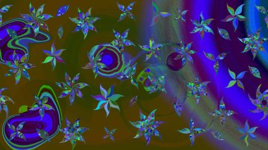 Yatak çarşafları, ceket, paket tasarımı, kumaş ve moda kavramları için tekstil baskısı. Eskiz modeli etnik tasarım. Çiçekleri, deniz kabukları, mandalaları ve suluboya efektleri olan deniz altyapısı.