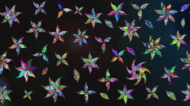 Taslak dekoratif arka plan, çiçek mandala. Çiçek. Gri ve mavi renklerde. Raster illüstrasyonu.