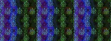 Raster illüstrasyonundaki çiçek desenli çizim. Renkli Bahar Teması eskiz kalıbı. Düz Çiçek Elementleri Tasarımı. Gri ve mavi renkte çiçekler.