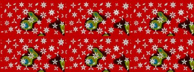 Kırmızı ve nötr renkte güzel çiçekli eskiz deseni, suluboya çiçek deseni, duvar kağıdı, kart veya kumaş için fayanslı. Raster..