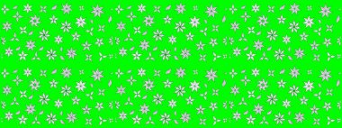 Çiçek izi. Suluboya çizim kalıbı. Çiçekler suluboya tarzında yeşil ve nötr renklerde.