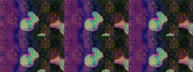 Raster çiçekleri klasik tarzda çizilmiş. Çiçekli yumuşak bir eskiz şekli. Yumuşak, bahar çiçekleri mor ve gri renklerde. Raster illüstrasyonu.