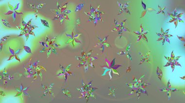 Çiçek arkaplanlı soyut zarafet eskiz deseni. Raster Güzel kumaş deseni.