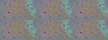 Güzel eskiz şekli. Raster çiçekli arka plan. Yazdır. Güzel kumaş deseni. Renkli Yaz Temalı eskiz kalıbı. Düz Çiçek Elementleri Tasarımı.