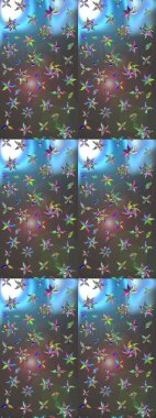 Eskiz arkaplan modeli. Suluboya, elle çizilmiş. Raster - stok. Vadinin çiçekleri gri ve mavi renklerde.