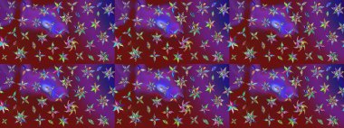 Sketch Floral Pattern in Raster illustration. Fancy fabric pattern. Colour Spring Theme sketch pattern Background. Flat Flower Elements Design.