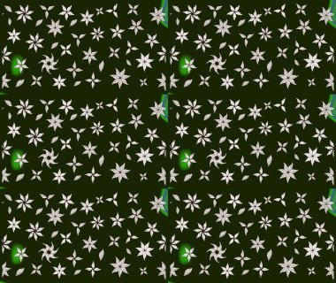 Düz Çiçek Elementleri Tasarımı. Renkli Bahar Teması eskiz kalıbı. Çiçekli eskiz arkaplanı. Çocuk stili.