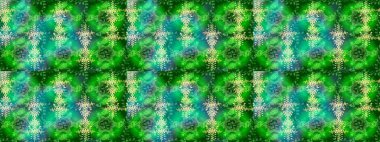 Yeşil, mavi ve nötr kar tanelerinin olduğu Noel kartı yeşil, mavi ve nötr renklerde. Kar taneleri arka planda. Kış kartı Mutlu Noeller, yeni yıl ve mutlu bayramlar..