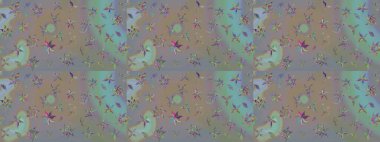 Taslak dekoratif arka plan, çiçek mandala. Çiçek. Raster illüstrasyonu. Gri ve bej renklerde.