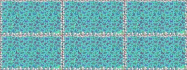 Raster illüstrasyonu. Rastgele mavi kelebekler şirin desenler. Davetiye, kart ve parmak izi için basit kadınsı bir model. Mavi arka planda kelebek. Kusursuz..