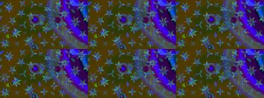 Suluboya desenli çiçek deseni. Dekorasyon ve tasarım için güzel bir desen. Moda baskısı. Çiçeğin suluboya çizimlerinin mükemmel deseni. Ayarlanmış.