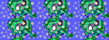 Eskiz geçmişi. Tomurcukları çiçek olan sevimli bir çiçek deseni. Raster. Kumaş, tekstil, duvar kağıdı baskısı için. Eski usul. Raster illüstrasyonu.