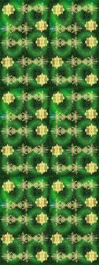 Yeni yıl kar tanesi. Düz kar karalama ikonları, yılbaşı afişi için kar taneleri silueti, kartlar. Yeşil, sarı ve mavi renkler üzerine şirin soyut kar taneleri raster tasarımı.