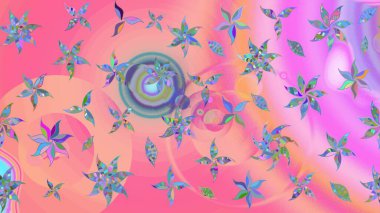 Pembe ve nötr renklerde çiçekler. Renkli Yaz Temalı eskiz kalıbı. Düz Çiçek Elementleri Tasarımı. Çiçekli retro deseni çiz.