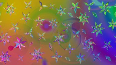 Yeşil ve kahverengi renklerde. Anti-stres için soyut örnek sayfası. Raster illüstrasyonu.