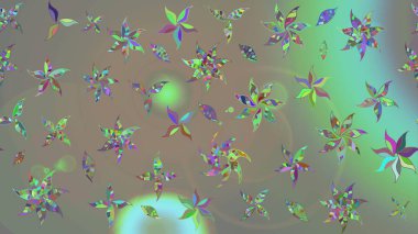 Raster illüstrasyonu. Küçük çaplı çiçeklerdeki basit şirin desenler. Tekstil veya kitap kapakları, imalat, duvar kağıtları, baskı, hediye paketi ve yapıştırma kitabı için çiçek eskiz geçmişi.