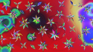 Raster Güzel kumaş deseni. Çiçek arkaplan ile soyut zarafet çizim deseni.