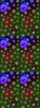 Renkli Bahar Teması eskiz kalıbı. Süslü kumaş deseni. Düz Çiçek Elementleri Tasarımı. Raster illüstrasyonunda çiçek deseni çizimi.