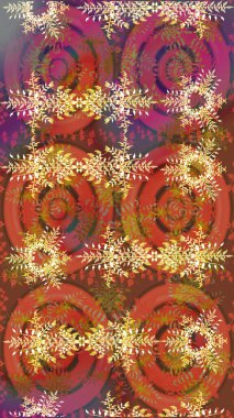 Meteoroloji buz koleksiyonu. Xmas Frost kar taneleri izole edilmiş siluet sembolü. Kar tanesi raster arka planı. Raster tasarımı. Kış kahverengisi, pembe ve turuncu Noel Karlar düz kristal element.