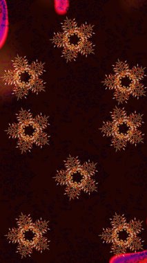 Aralık ayı kış karı mevsimi. Karalama çizimlerindeki Kar Taneleri ikonu. Raster illüstrasyonu.