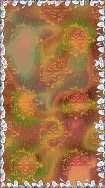 Raster güzel kumaş deseni. Soyut zerafet çiçek arka plan ile seamless modeli.