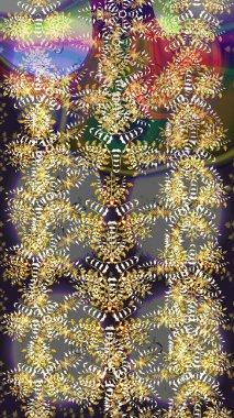 Gri, kahverengi ve nötr renklerde suluboya kar taneleri. Raster illüstrasyon kar taneleri. Kışın sembolü. Güzel dekorasyon.