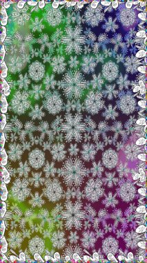 Küçük çiçekteki sevimli çiçek deseni. Kusursuz. Raster illüstrasyonu.