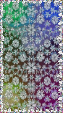 Gri renkli parlak çiçekli halı ile kusursuz desen..