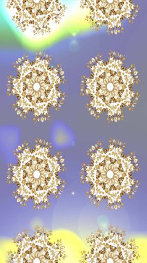 Raster Noel soyut renkli arka plan ve düşen kar tanesi. Dekorasyon kış kar ikonları. Kar Taneleri Raster illüstrasyonu.