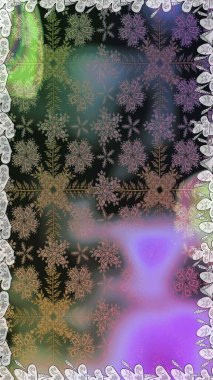 Çiçekli karalama şeklinde Raster çiçek deseni. Gri renkli çiçekler. Yumuşak, bahar çiçekli arka plan.