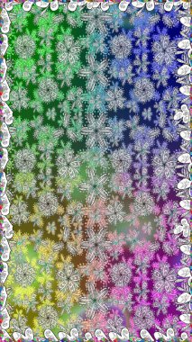 Karalama çiçekleri kusursuz desen. Raster deseni. Tarafsız el çizimi desen. Sanat inspineutral stil çiçekler ve arkaplan bırakır.