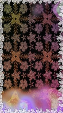 Küçük çiçekteki sevimli çiçek deseni. Siyah renkte çiçekler.