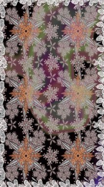 Gri renklerde. Anti-stres için soyut örnek sayfası. Raster illüstrasyonu.