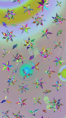 Raster çiçek izi. Klasik taslak çizimi. Çiçeksel nötr ve gri çizim deseni. Raster Yumuşak kumaş deseni.