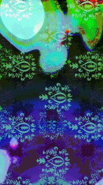 Çizim çiçek deseni duvar kağıdı, web sitesi arka planı, ambalaj kağıdı, davetiye, broşür, afiş veya web sitesi için kullanılabilir. Karalama elementleri. El çizimi Raster illüstrasyonu.