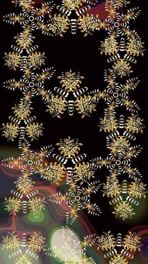 Çiçekler suluboya eskiz deseni. Raster Stili kumaş deseni.