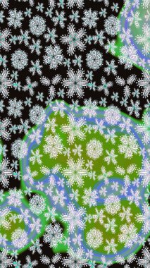 Çiçek deseni. Chichi 'nin kumaş kalıbını çiz. Düz Çiçek Elementleri Tasarımı. Renkli Bahar Teması eskiz kalıbı. Raster illüstrasyonu.