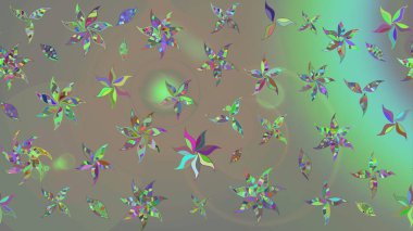 Üst manzara, yumuşak stil. Çiçek kompozisyonu, el boyası, hassas şablon. Gri ve bej renkli manzaralı çiçek deseni. Sevgililer günü ve tebrik kartı konsepti için şık bir davet.