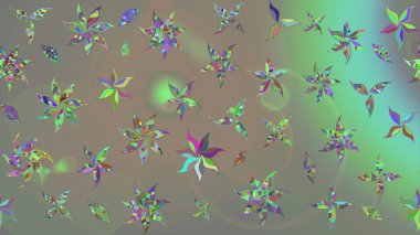 Üst manzara, yumuşak stil. Çiçek kompozisyonu, el boyası, hassas şablon. Gri ve bej renkli manzaralı çiçek deseni. Sevgililer günü ve tebrik kartı konsepti için şık bir davet.