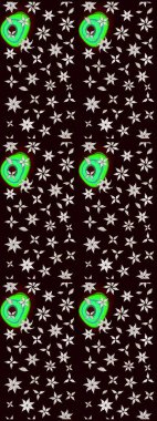 Raster Şirin kumaş deseni. Renkli Bahar Teması eskiz kalıbı. Düz Çiçek Elementleri Tasarımı. Eskiz klasiği.