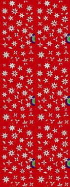 Kırmızı ve nötr renklerde çiçekler. Renkli Bahar Teması eskiz kalıbı. Raster illüstrasyonu. Çiçekli çiçek deseni, suluboya. Düz Çiçek Elementleri Tasarımı.