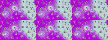 Nazikçe, güzel çiçek arkaplanı. Mor ve nötr renklerde çiçekler. Raster çiçek desenli ve çiçekli..