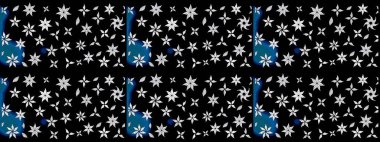 Renkli Bahar Teması eskiz kalıbı. Düz Çiçek Elementleri Tasarımı. Çiçekli çizim şekli. Siyah ve nötr renkte çiçekler.