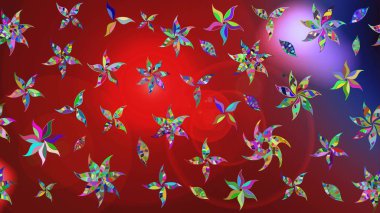 Tony 'nin kumaş kalıbını çiz. Küçük çiçekteki sevimli çiçek deseni. Raster illüstrasyonu. Modaya uygun kumaş deseni.