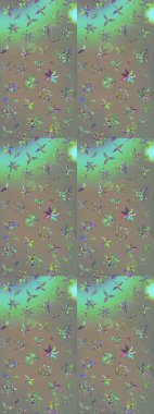 Karalama çiçeği. Raster illüstrasyonu. Düz Çiçek Elementleri Tasarımı. Renkli Bahar Teması eskiz kalıbı. Güzel kumaş deseni. Zentangle soyut çiçekleri.