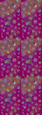 Raster illüstrasyonu. Organik motif arka planı. Ultraviyole kumaş deseni. Çizim deseni.